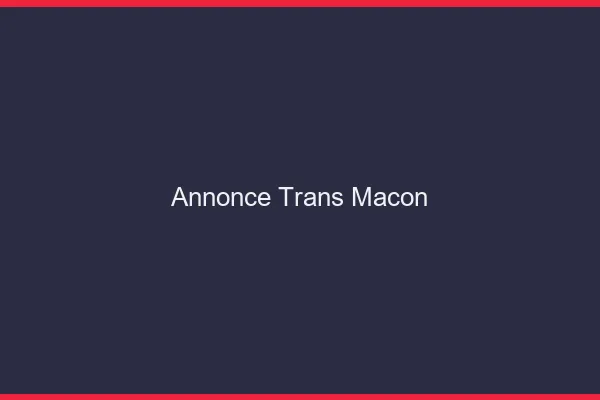 Annonce trans Mâcon