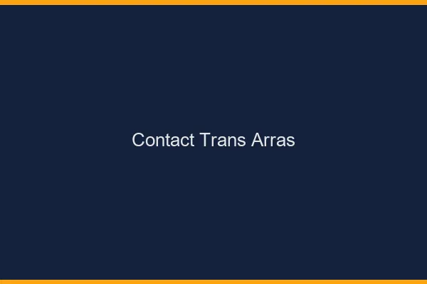Contact trans Arras