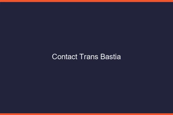 Contact trans Bastia