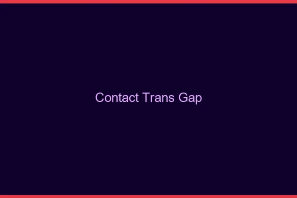Contact trans Gap