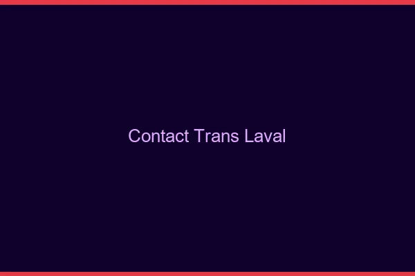 Contact trans Laval