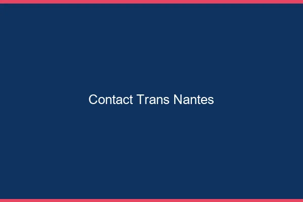 Contact trans Nantes
