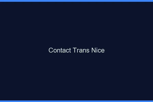 Contact trans Nice