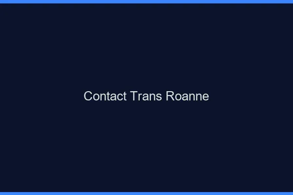 Contact trans Roanne