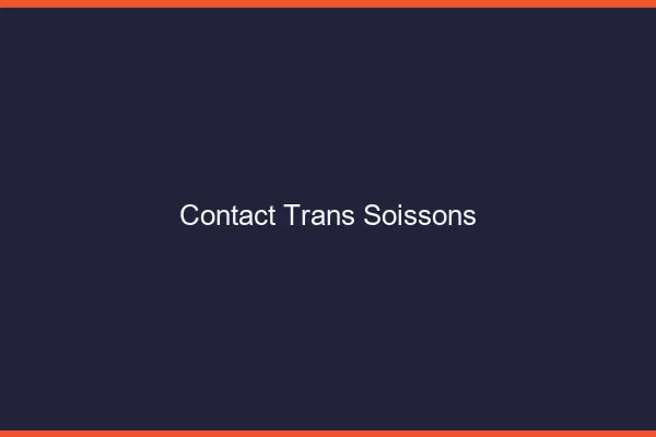 Contact trans Soissons