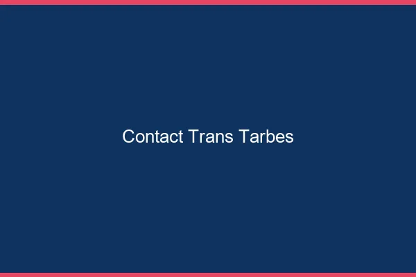 Contact trans Tarbes