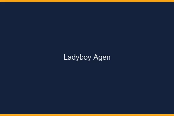 Ladyboy Agen