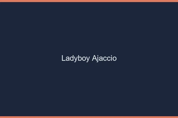 Ladyboy Ajaccio
