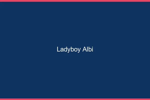 Ladyboy Albi