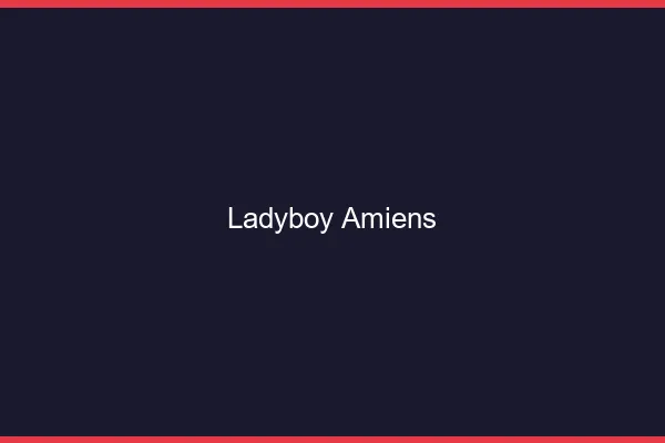 Ladyboy Amiens