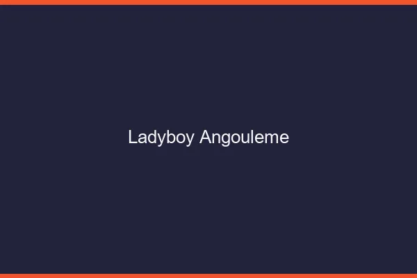 Ladyboy Angoulême