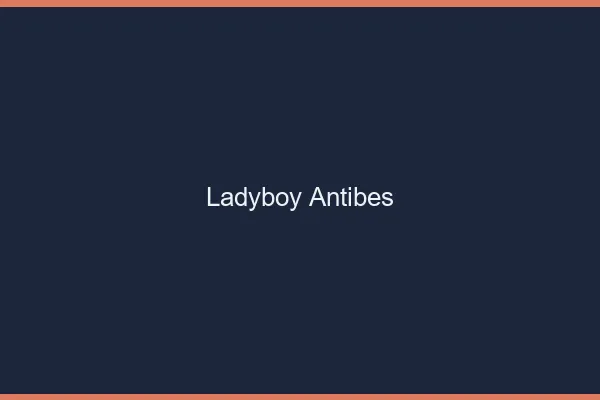 Ladyboy Antibes