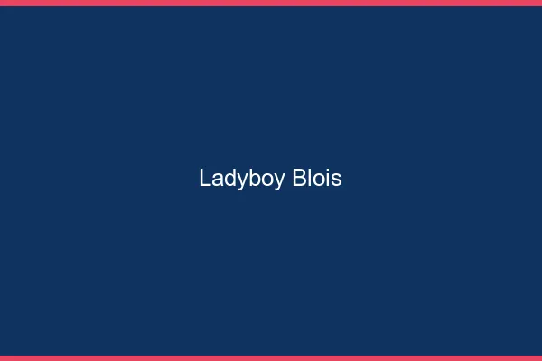 Ladyboy Blois