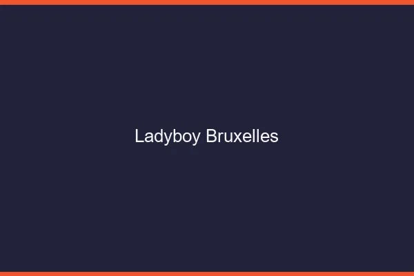 Ladyboy Bruxelles