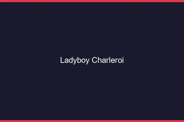Ladyboy Charleroi