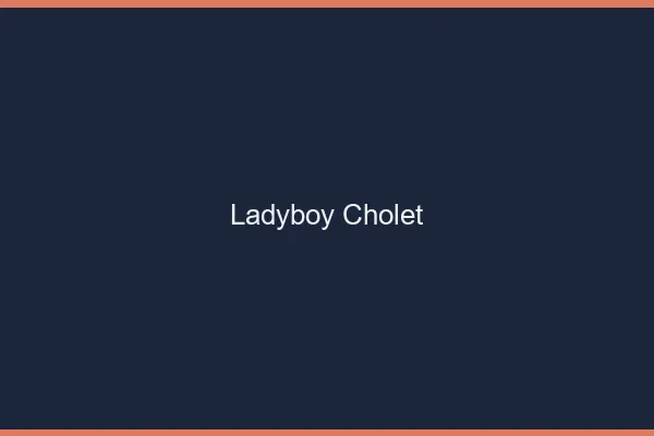 Ladyboy Cholet