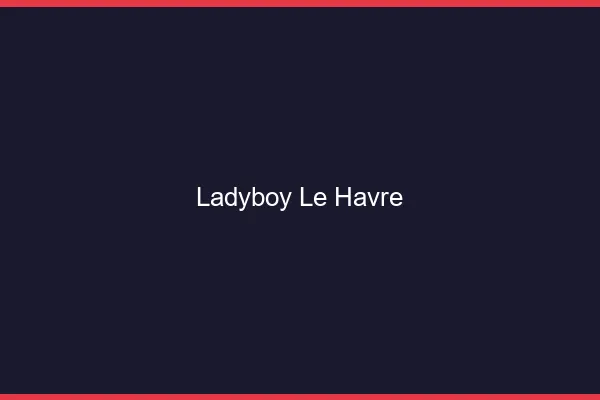 Ladyboy le havre