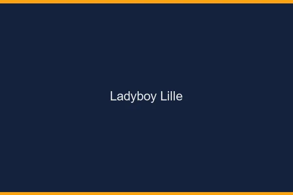 Ladyboy Lille
