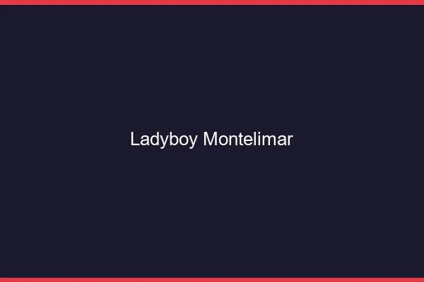 Ladyboy Montélimar