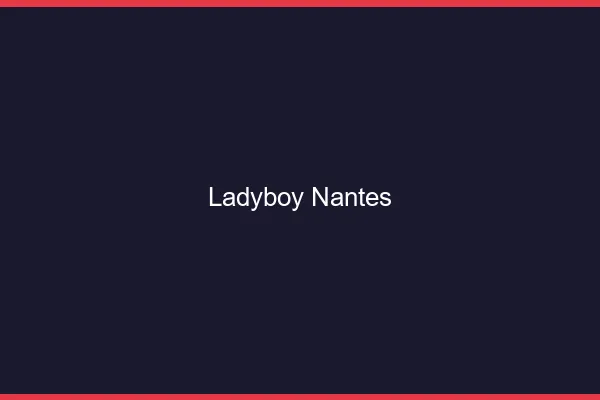 Ladyboy Nantes