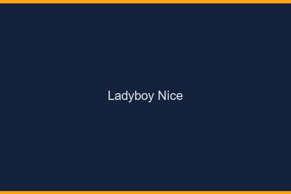 Ladyboy Nice