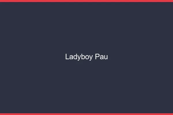 Ladyboy Pau