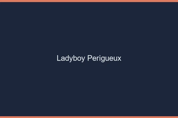 Ladyboy Périgueux