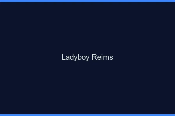 Ladyboy Reims