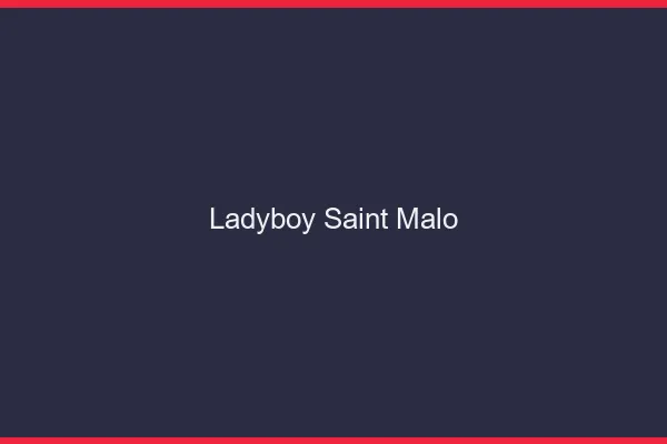 Ladyboy Saint-Malo