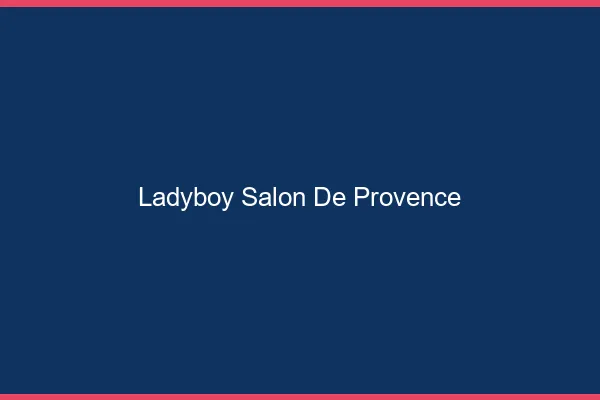 Ladyboy Salon-de-Provence