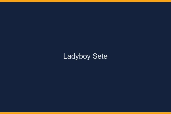 Ladyboy Sète