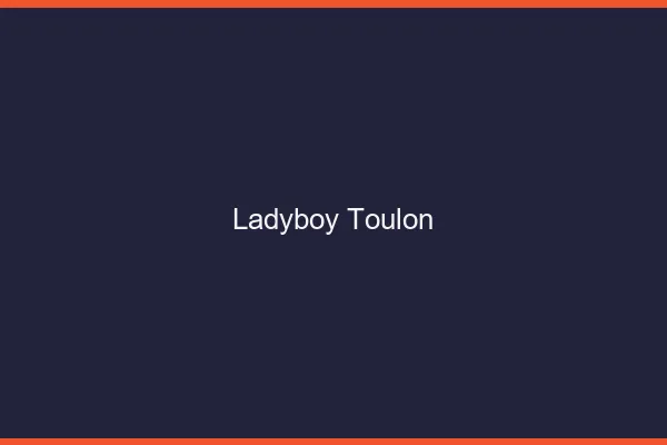 Ladyboy Toulon
