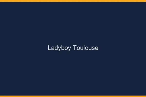 Ladyboy Toulouse