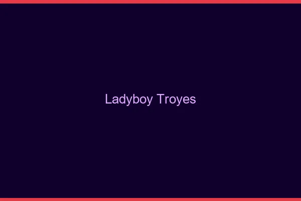 Ladyboy Troyes