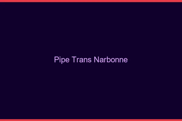 Pipe trans Narbonne