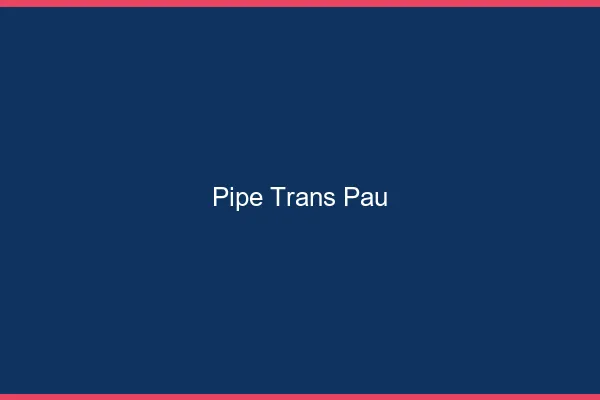 Pipe trans Pau
