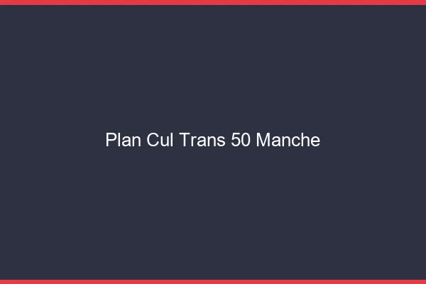 Plan cul trans 50 manche