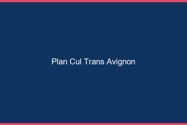 Plan cul trans Avignon