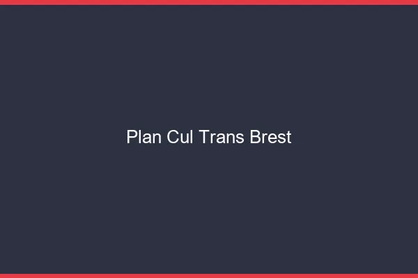 Plan cul trans Brest