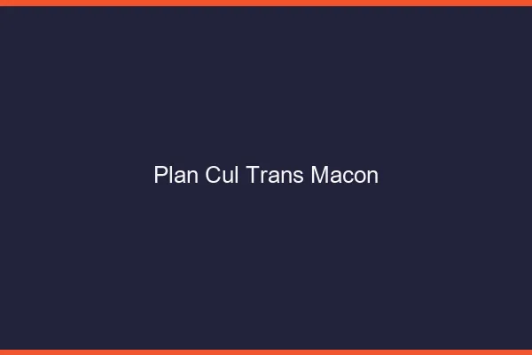 Plan cul trans Mâcon