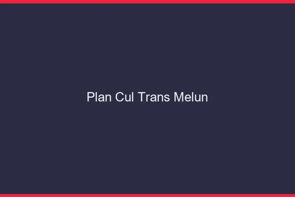 Plan cul trans Melun