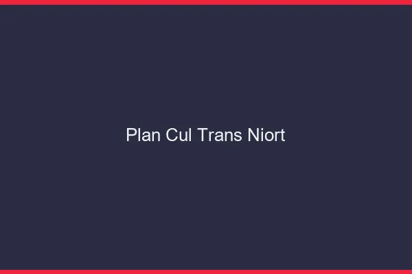 Plan cul trans Niort