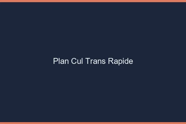 Plan cul trans rapide