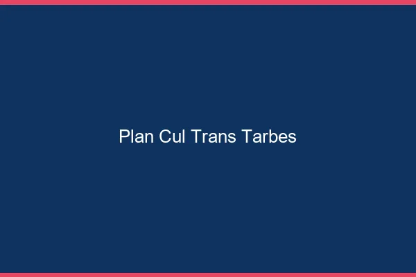 Plan cul trans Tarbes