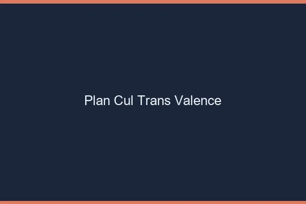 Plan cul trans Valence