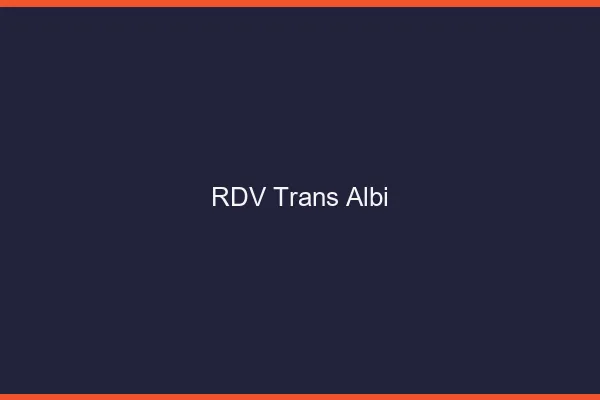 RDV trans Albi