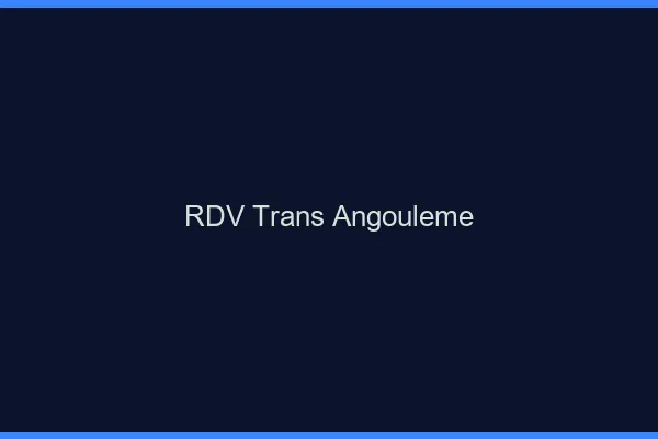RDV trans Angoulême