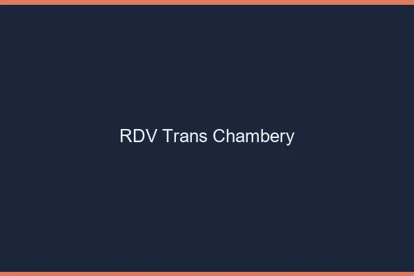 RDV trans Chambéry