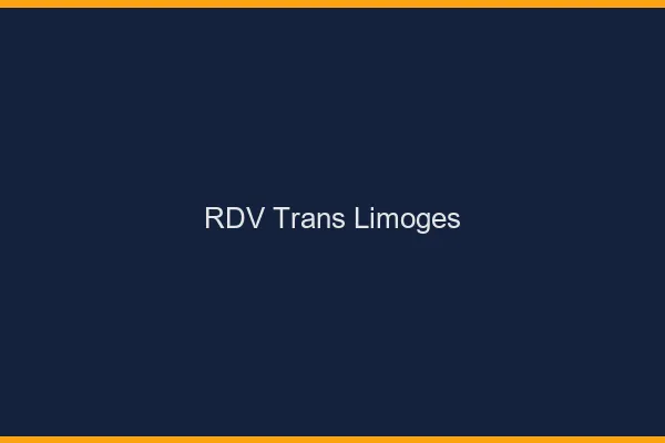 RDV trans Limoges
