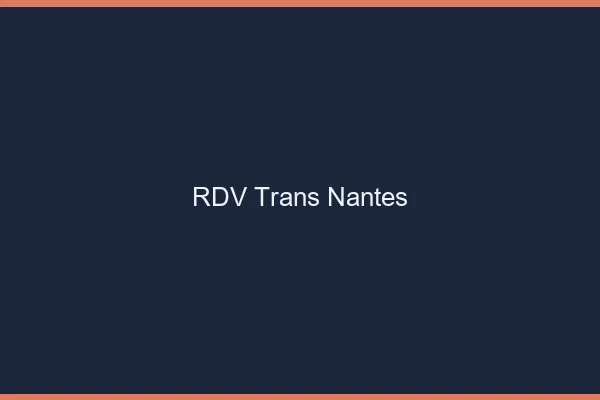 RDV trans Nantes